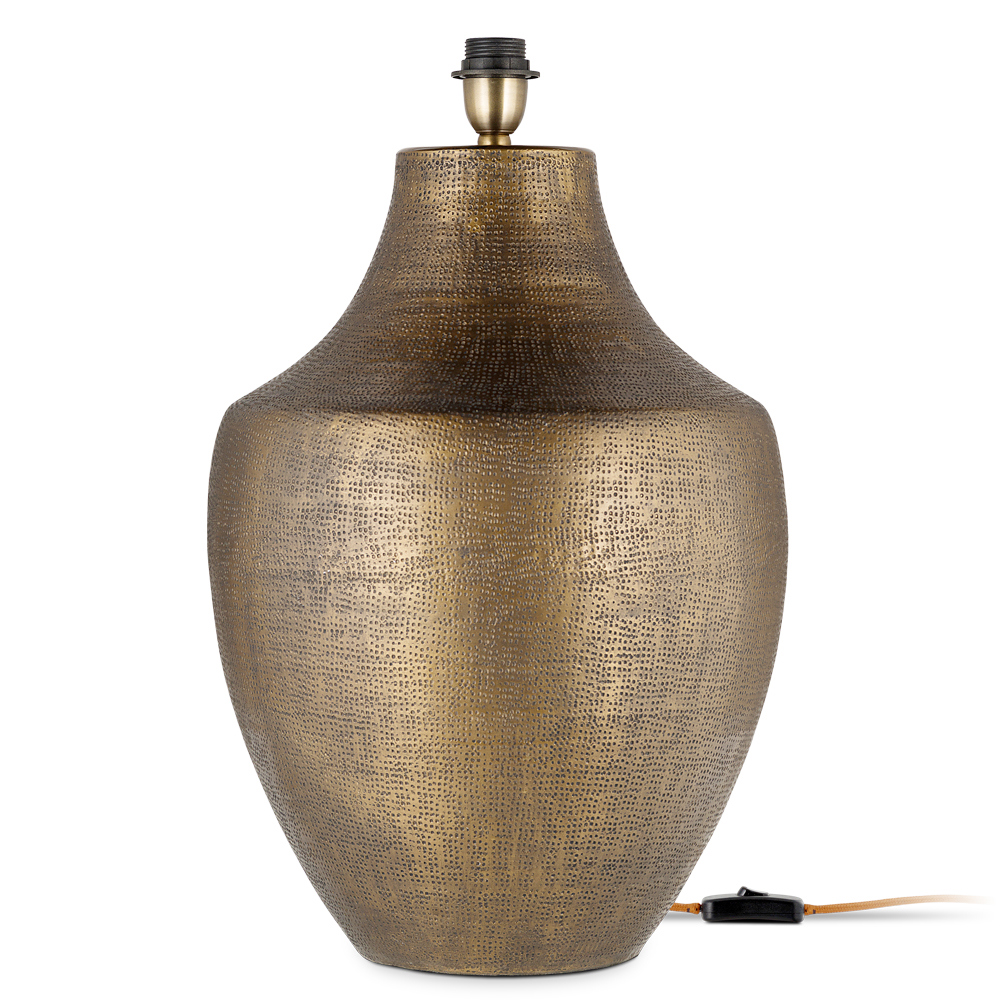 Nkuku Tanda Etched Statement Table Lamp Extra Large